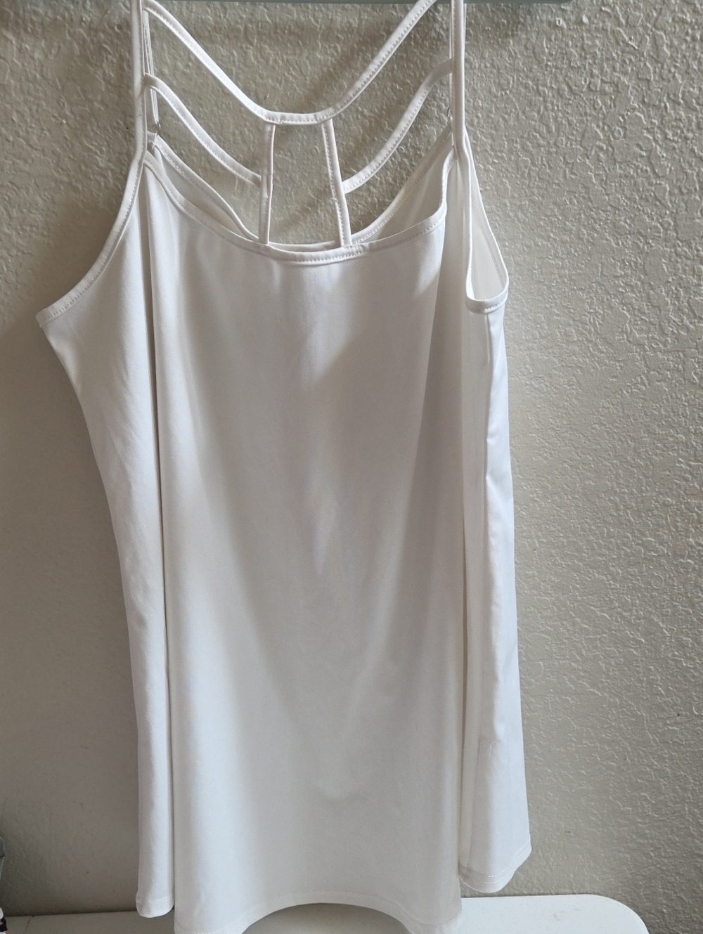 Rosegal White Strappy Back Camisole